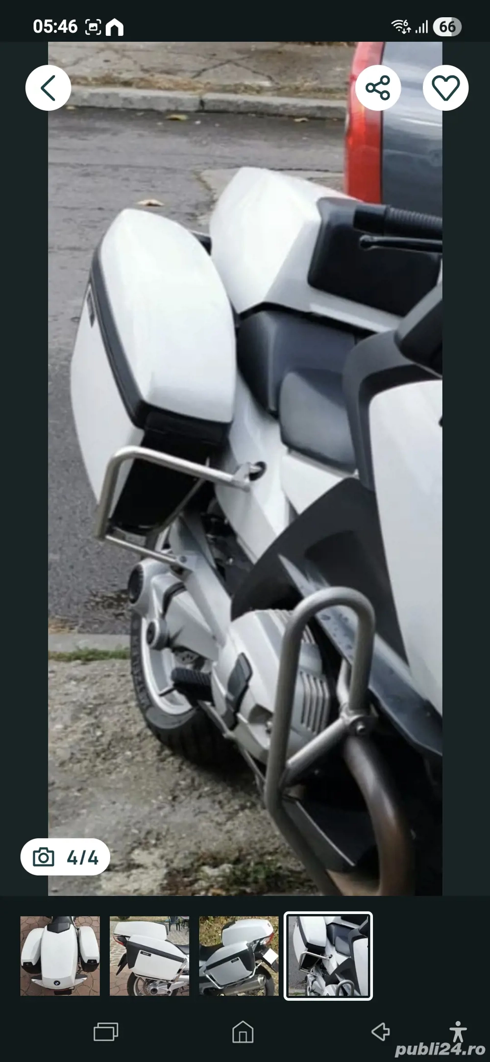 set kase-uri Police bmw R 1200 RT