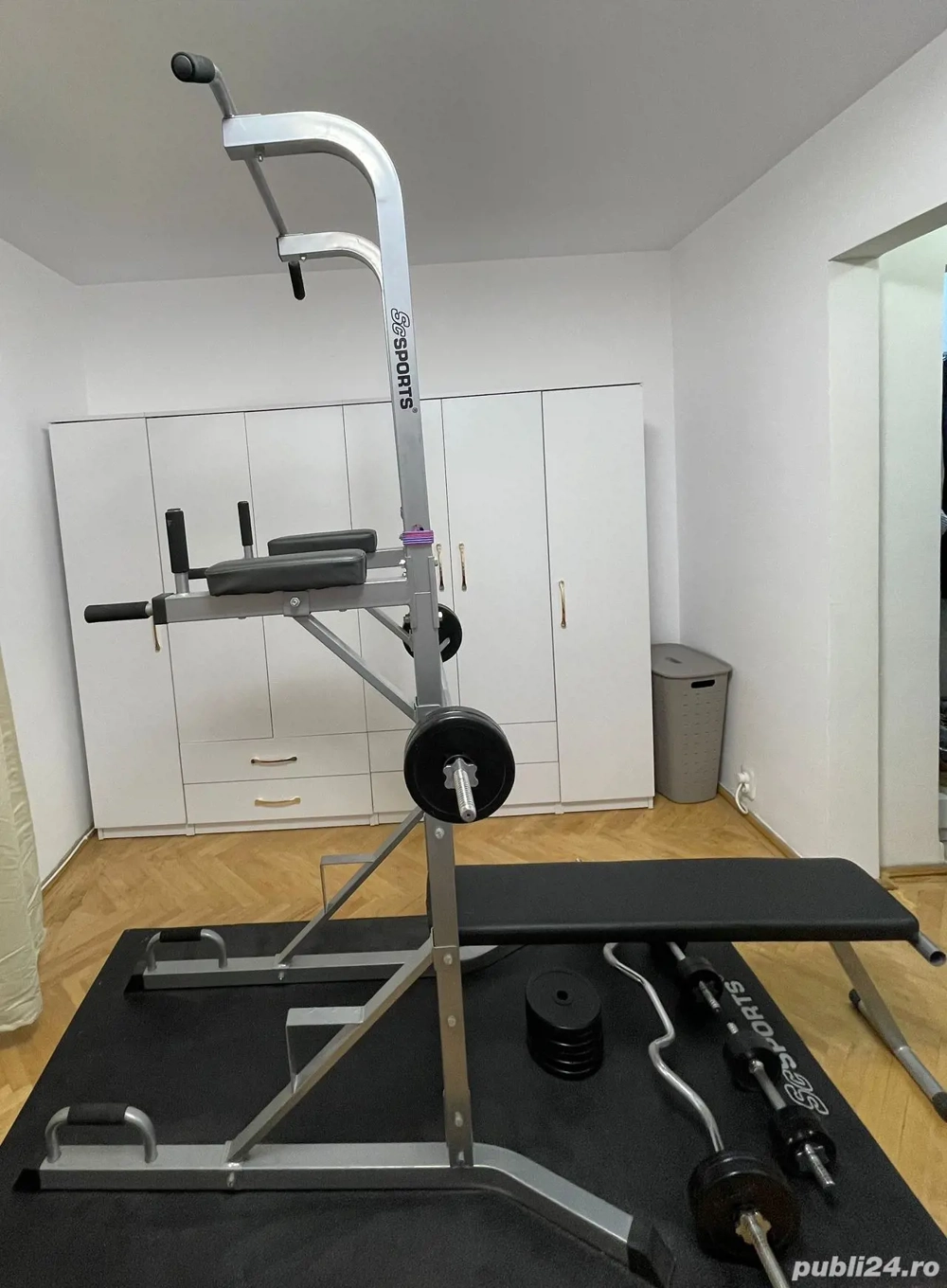 aparat de culturism si forta de casa multifunctional compact si robust