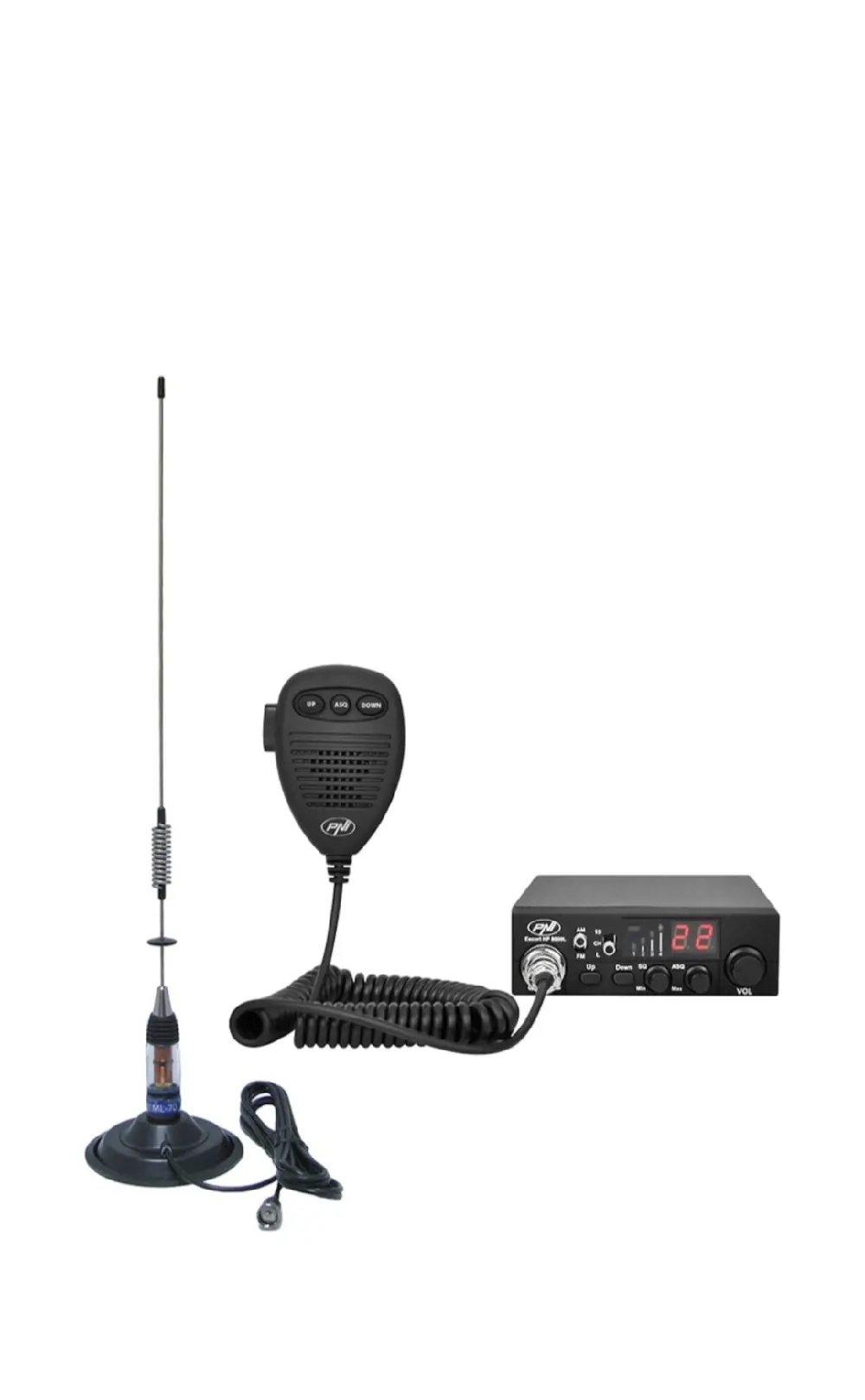Statie CB PNI 8000L si antena  PNI ML70