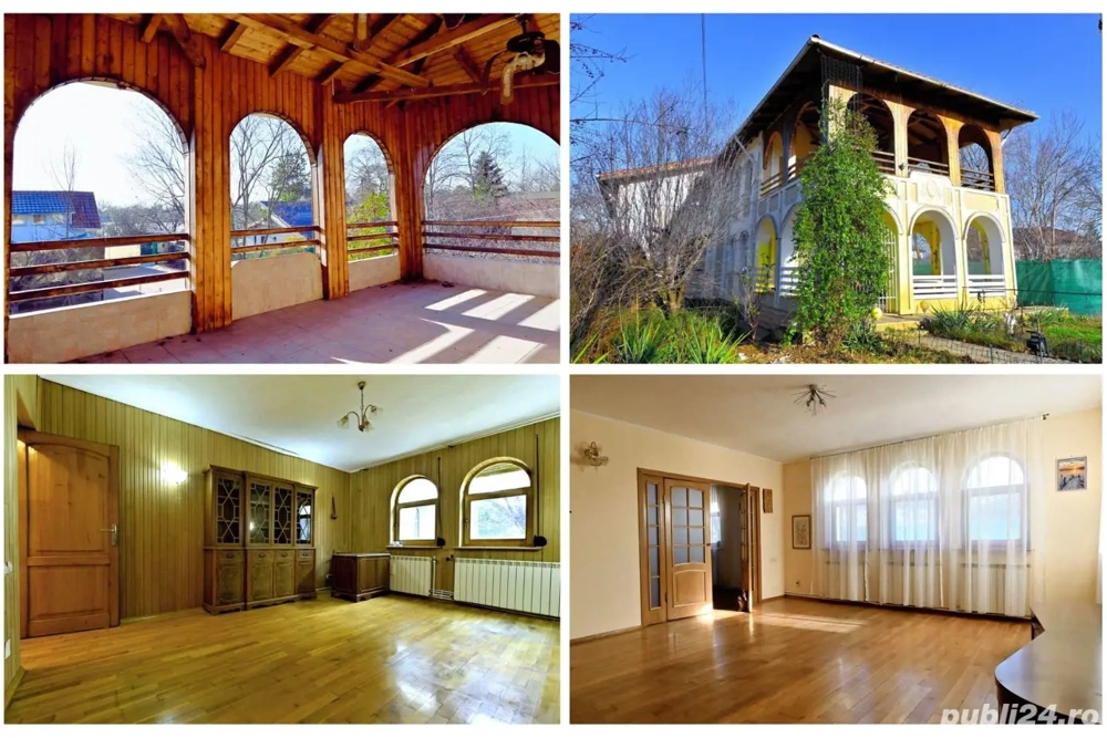 Vanzare vila 6 camere 264mp + garaj + garsoniera separata + 1490mp Centru Snagov Ilfov Nufarului 50A