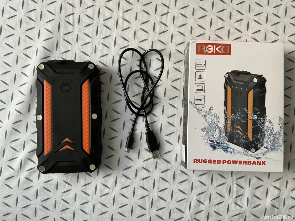 Baterie Externa Reka Rugged, 20100 mAh
