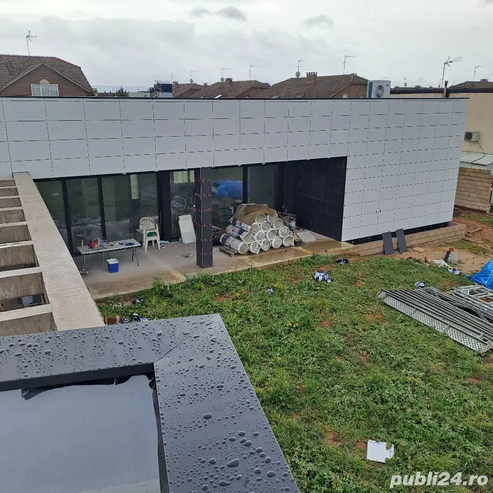 montaj fațade ventilate, pereti cortina, ferestre, usi, pergole,etc