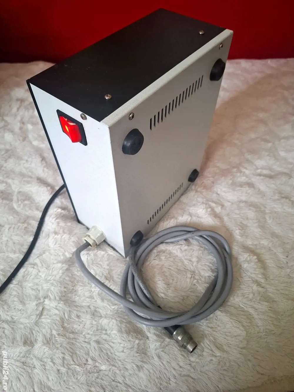 Sursa atelier laborator teste banc probe 24 si 42 Vdc transformator toroidal