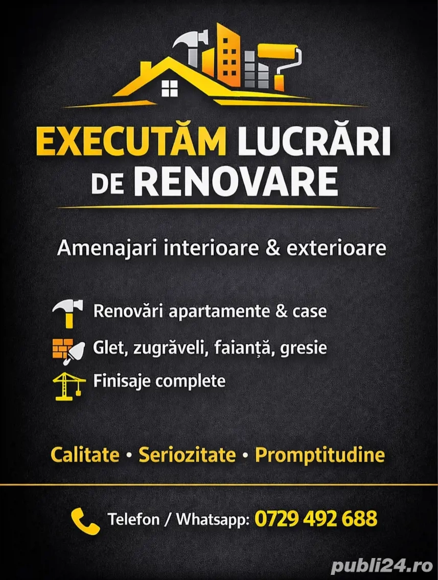 Executam lucrări 