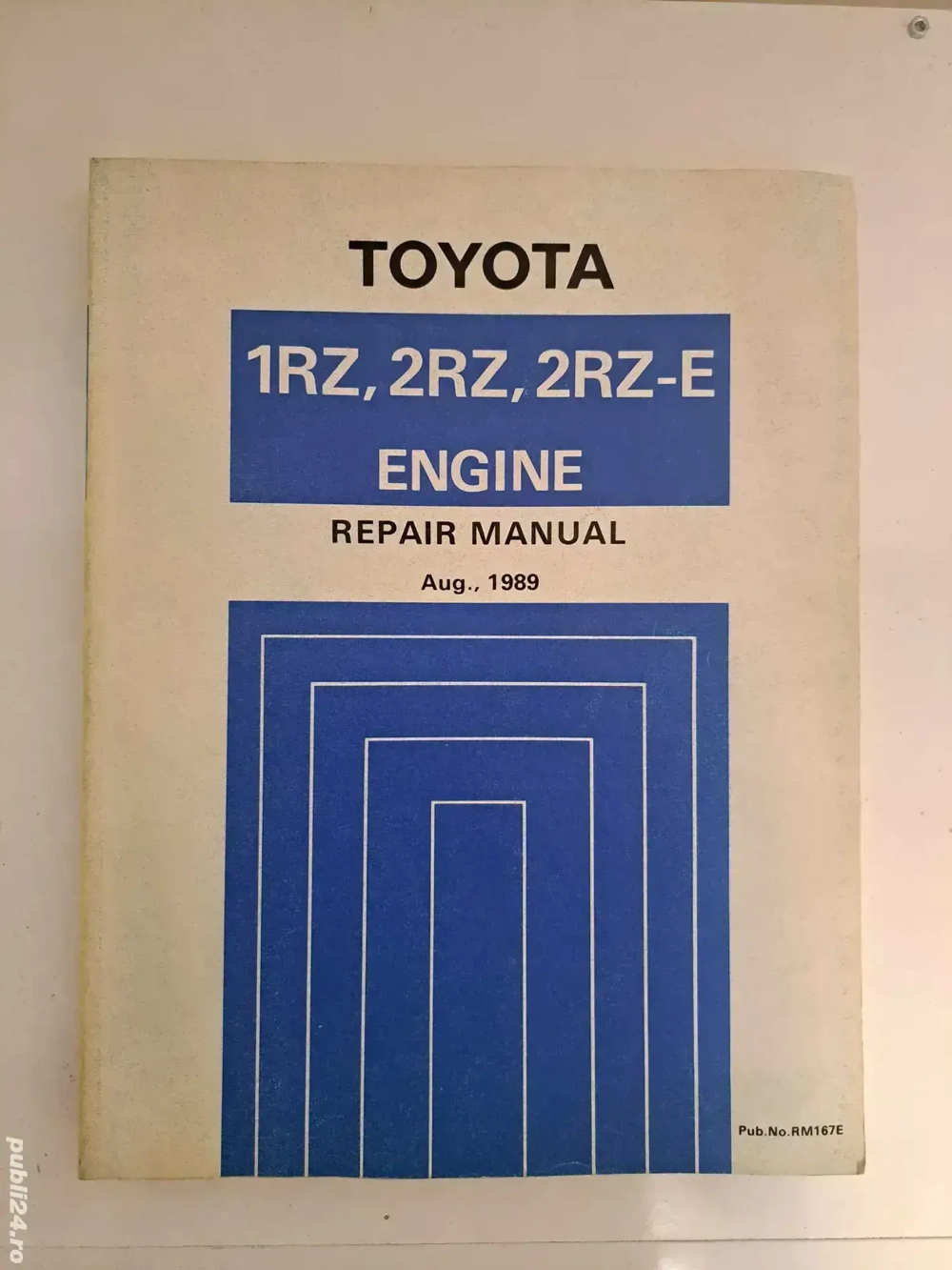 Lot 9 manuale reparații auto TOYOTA în limba engleză