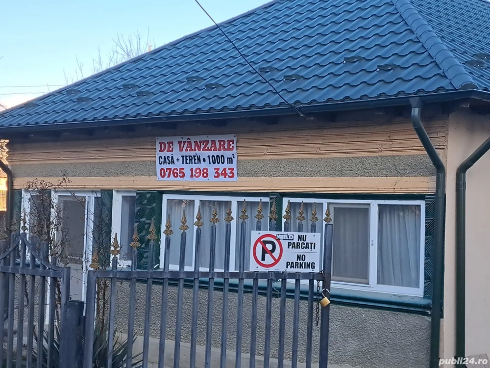 Vand casa si teren com. Parscov, jud Buzau