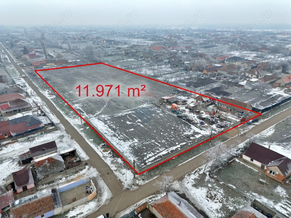 Teren intravilan de vânzare 11.971 mp, Șimand, jud. Arad