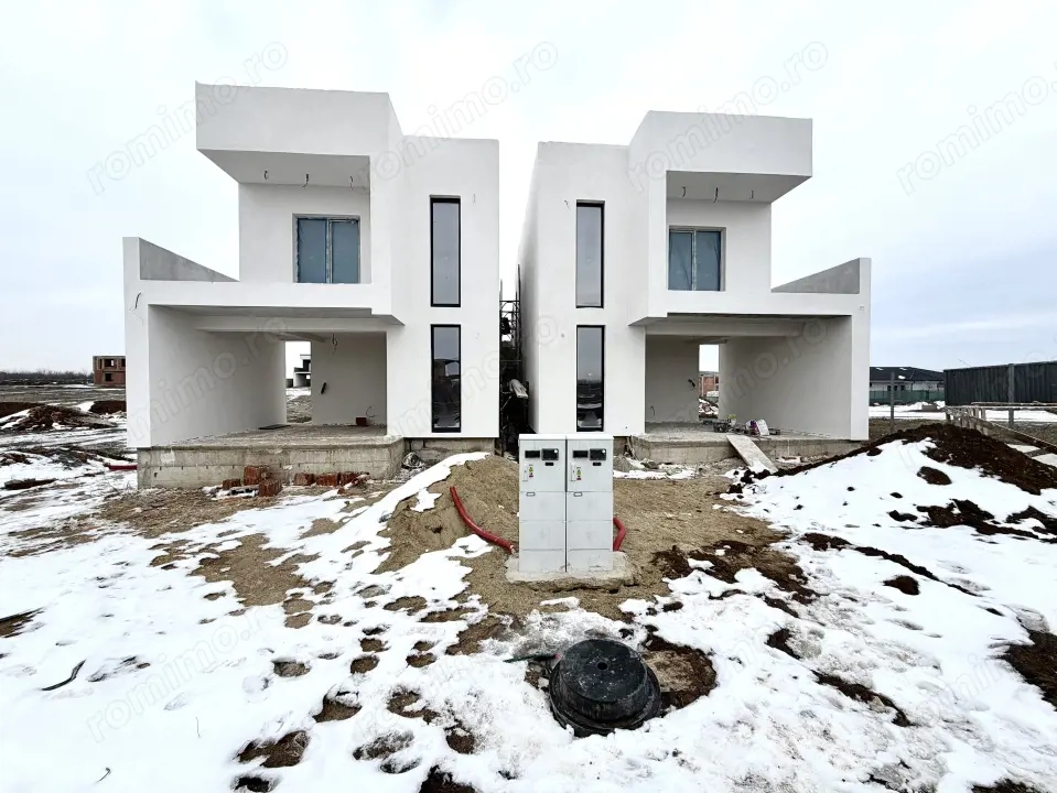 Duplex de top cu 4 camere, 110 mp utili, 350 mp teren - Giarmata 