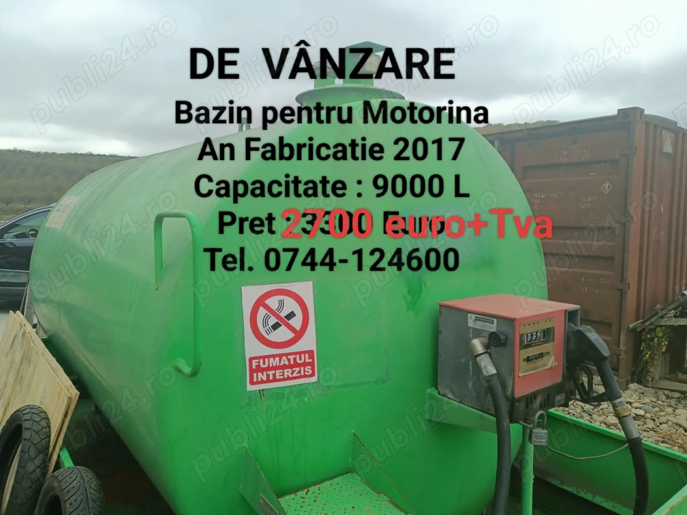 Vand bazin Motorina 9000 Litri