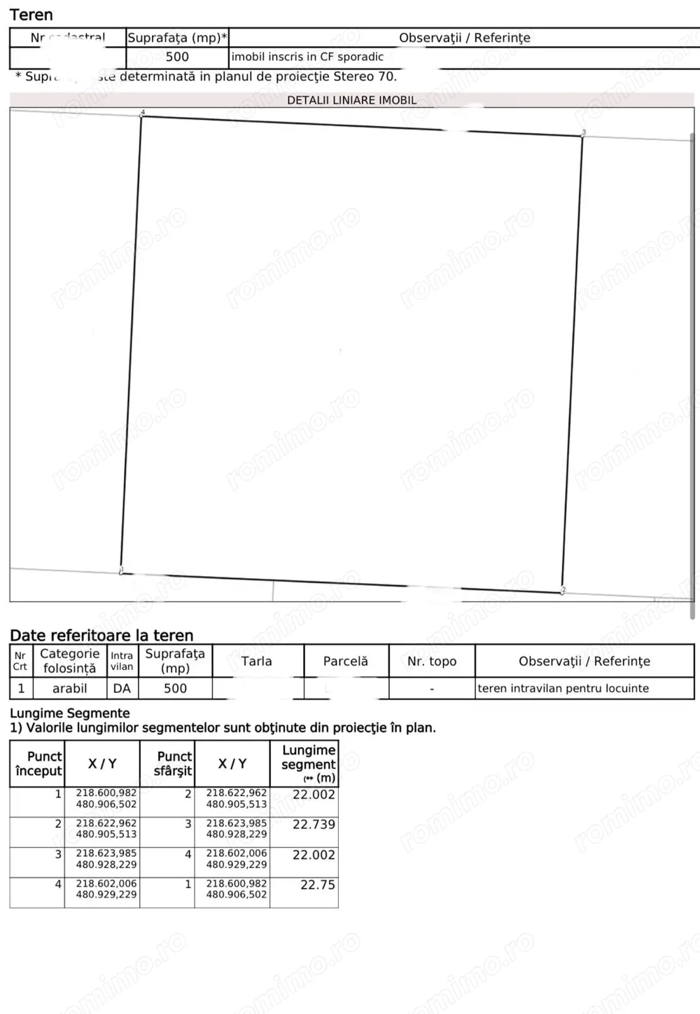 AV672 Parcele de teren intravilan, la Bucovat, 75 euro-mp