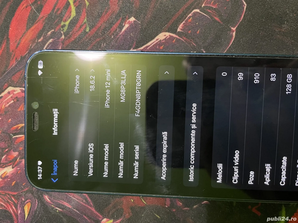 Vând iPhone 12 mini 