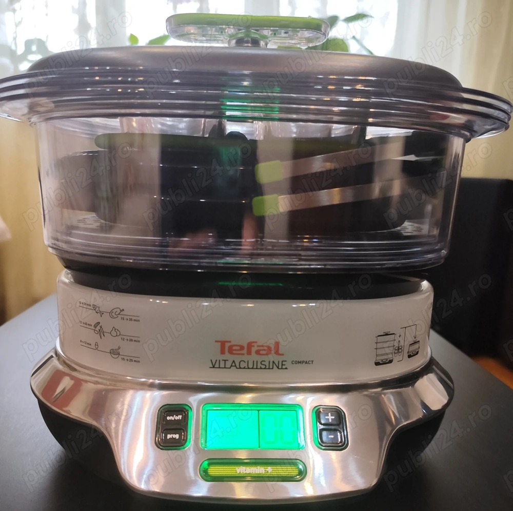 Aparat gătit cu aburi TEFAL VitaCuisine nou.