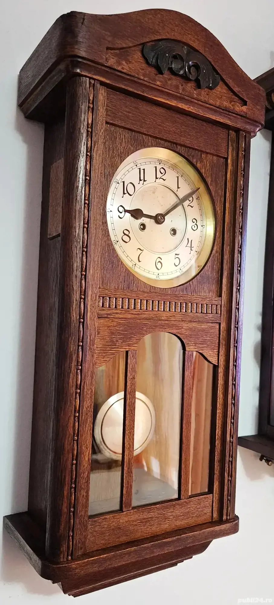 Ceas de perete cu pendula Friedrich Mauthe  - Sohn