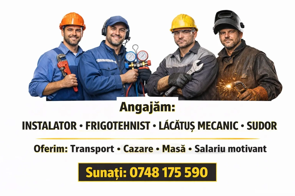 Sudor  Montator hale metalice  Instalator si Frigotehnist