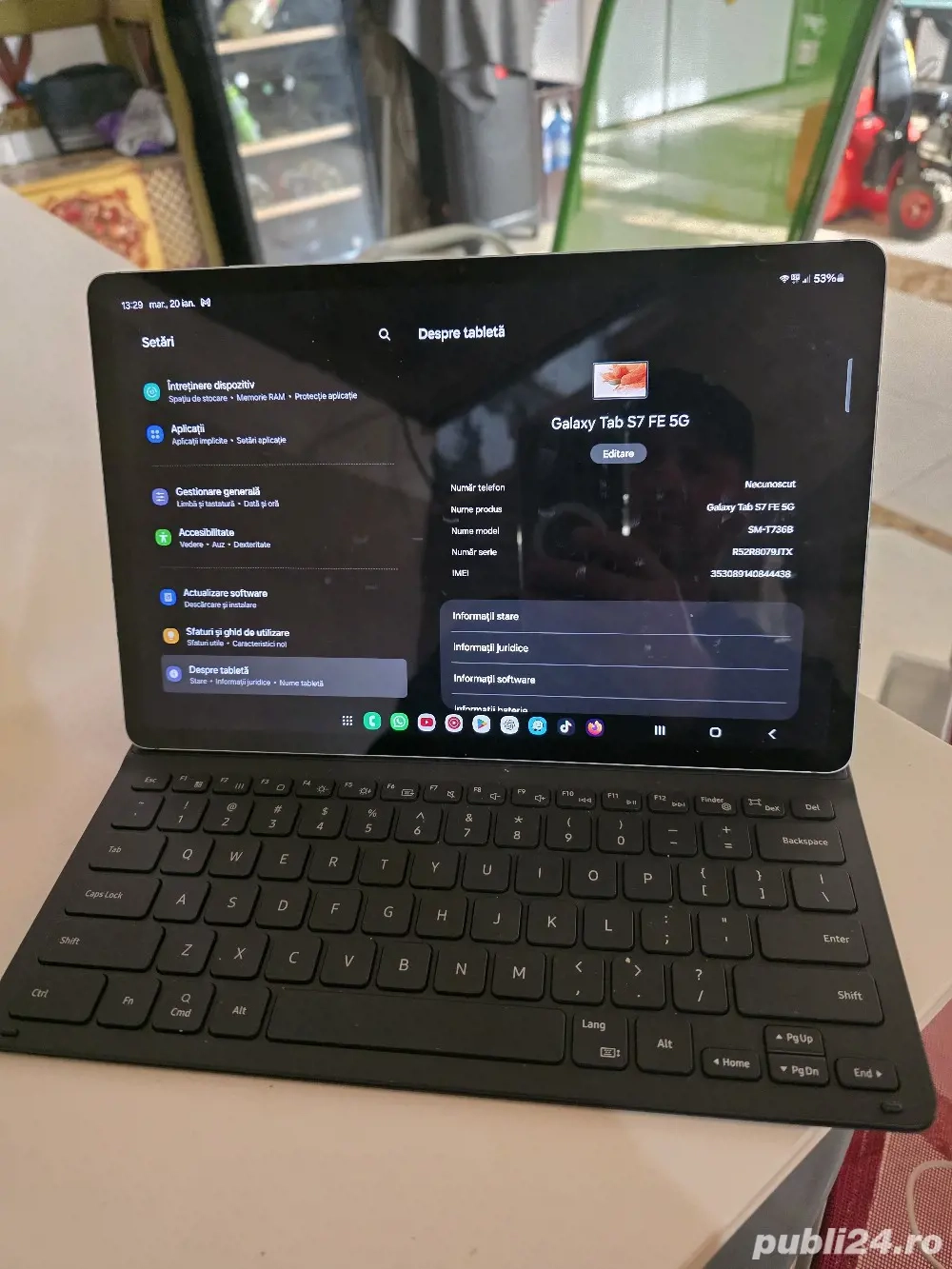 Tableta Samsung Tab S7 FE 5G