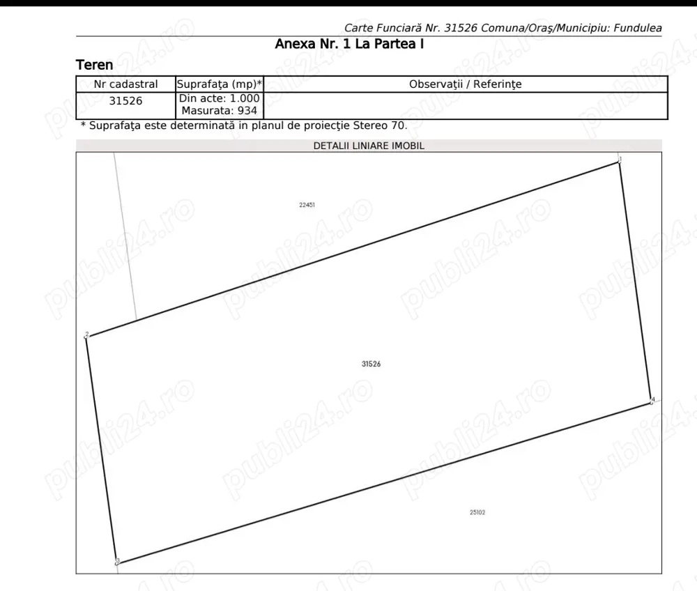 Loc de casa de vanzare