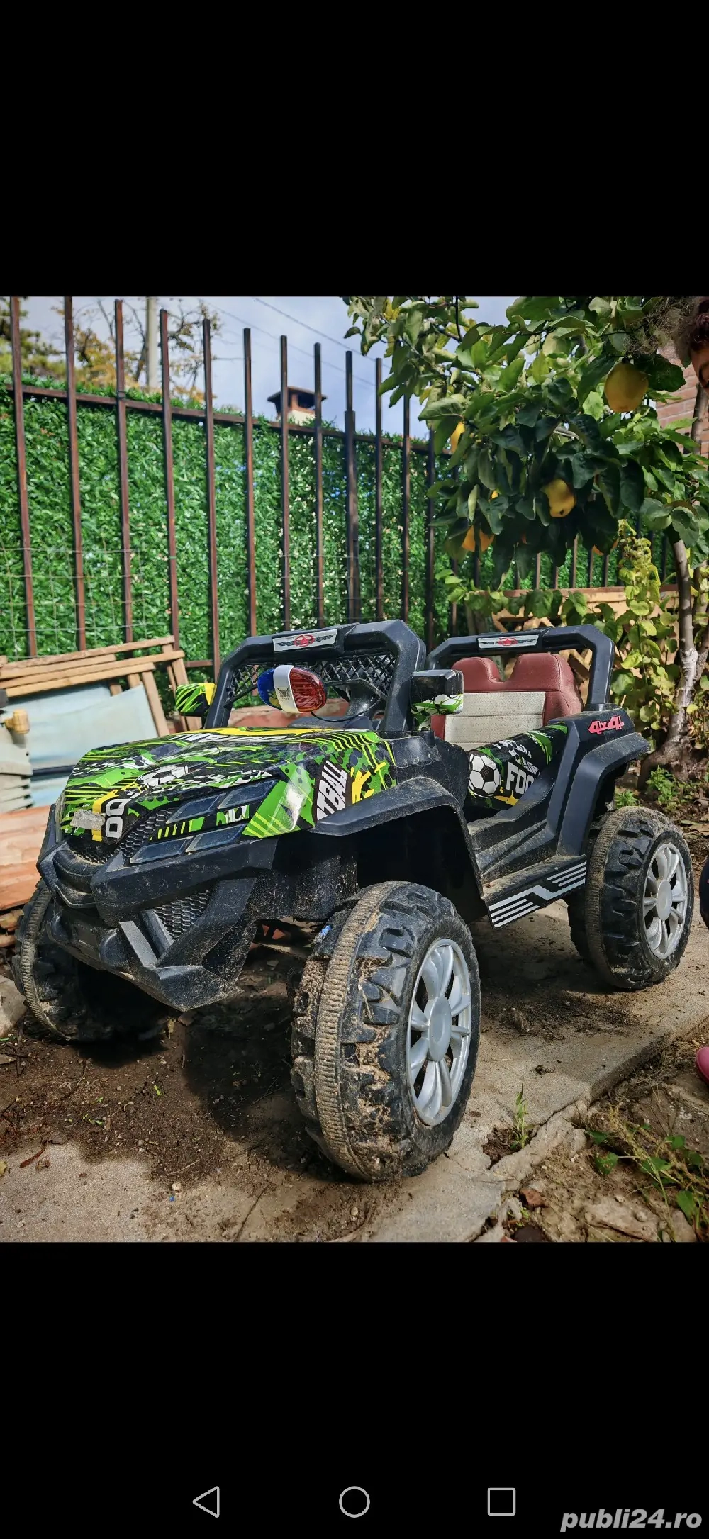 Masinuta electrica 4x4 pentru copii cu telecomanda