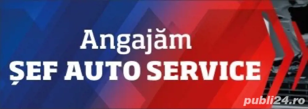 Angajam coordonator- sef service