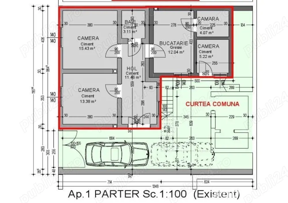 De vânzare   Parter casă, ideal locuință   birouri   cabinete  spațiu comercial   Caransebeș