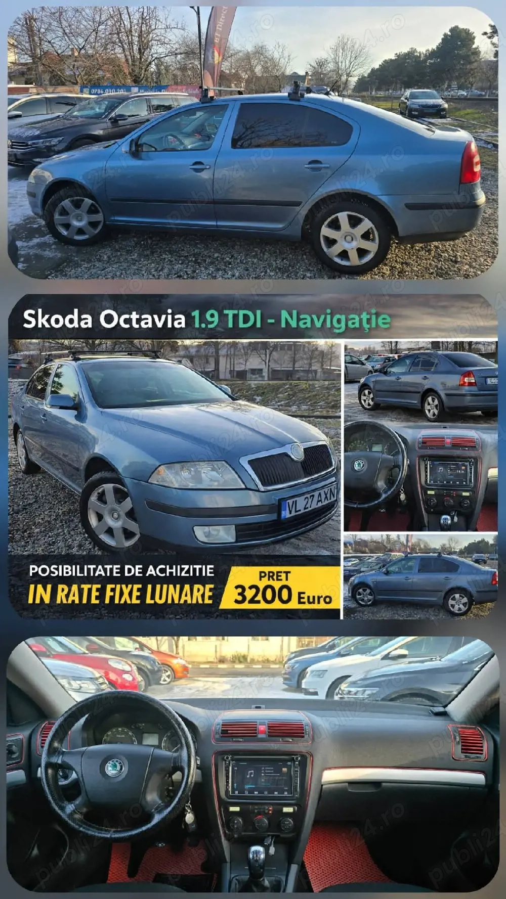 skoda octavia 2008 Posibilitate rate fara avans 