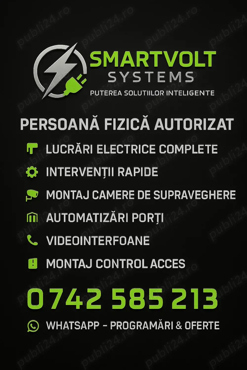 Electricean si mai multe ! 