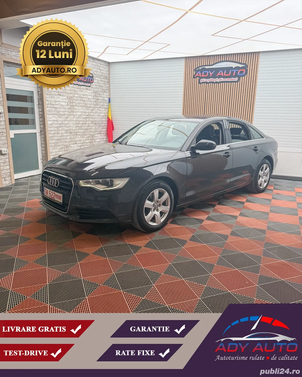 AUDI A6 - C7 , 2,0 TDI - RAR+ITP . Garantie 12 luni . Buy-back . Test-drive , Nr de probe