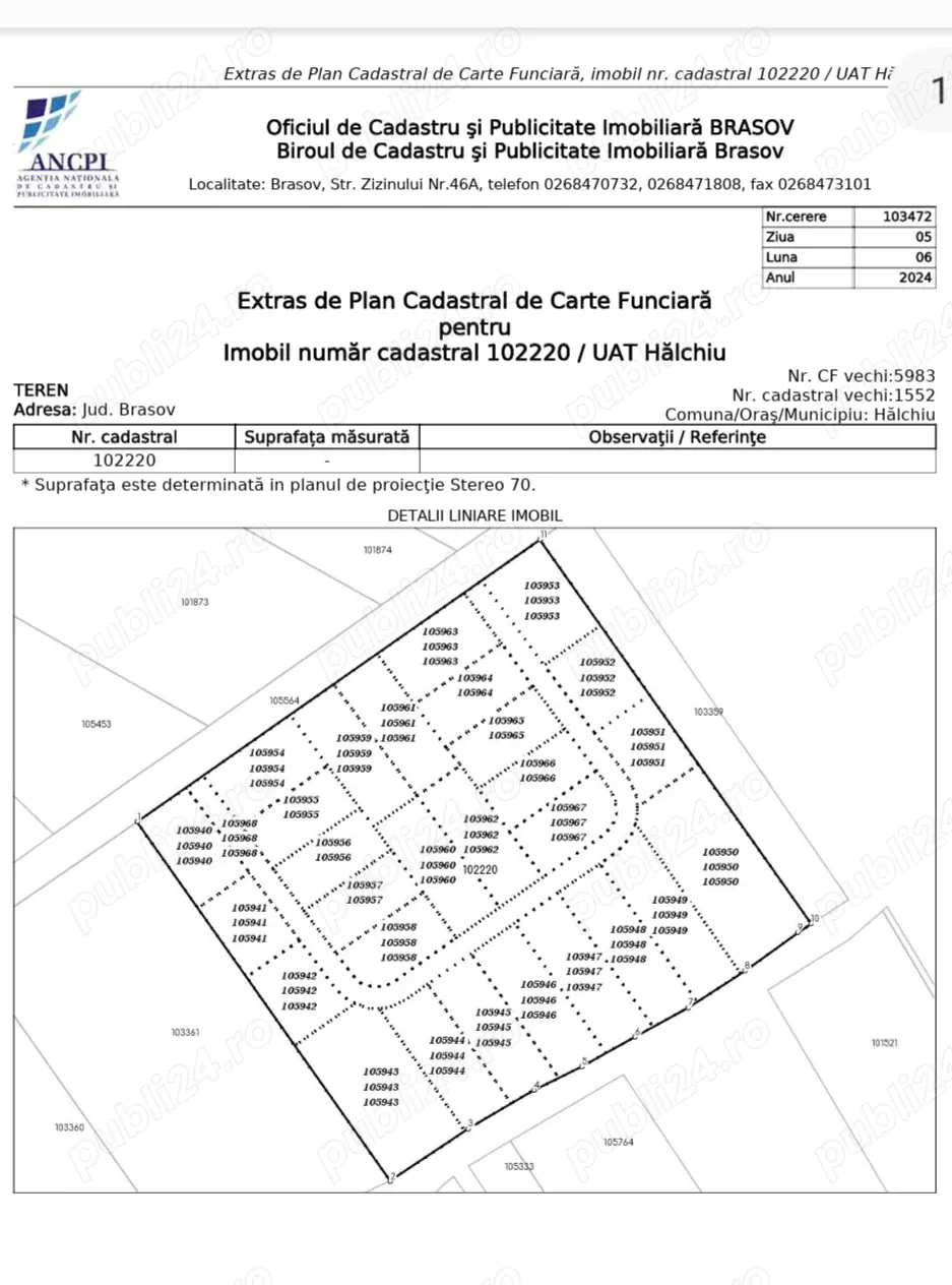 Teren constructii intravilan 50.000 mp la viitoarea ocolitoare mare a Brasovului