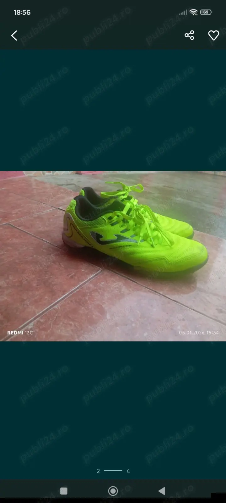 Ghete fotbal Joma sintetic Doar Galati