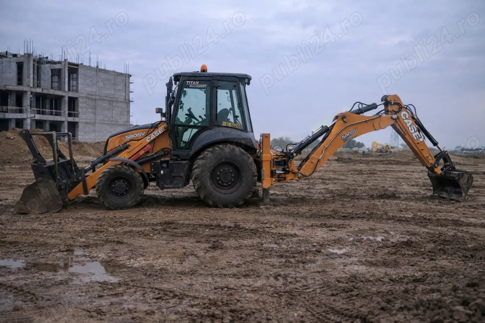 Închiriez buldoexcavator