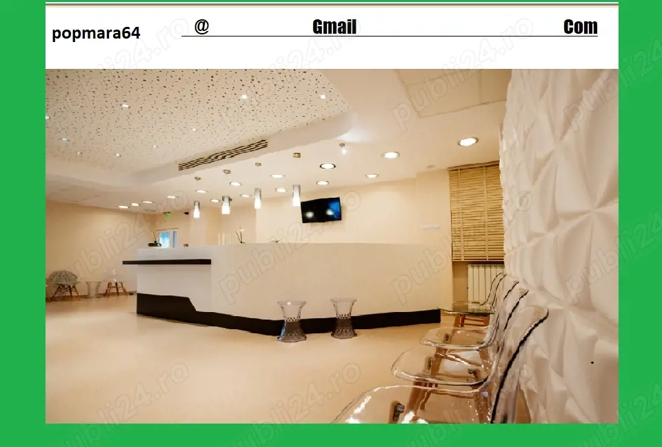 ****Locuri de munca: Ajutor Asistent(a) ,Receptionera și Personal Curățenie  ***