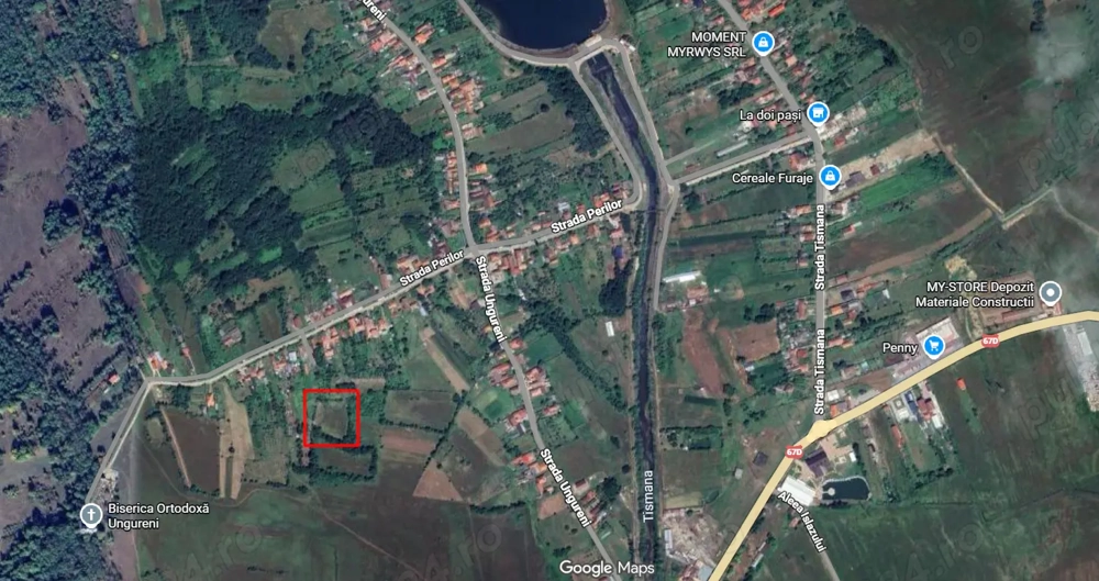 Vând Teren Extravilan în Tismana, sat Ungureni 3195mp - 3euro mp