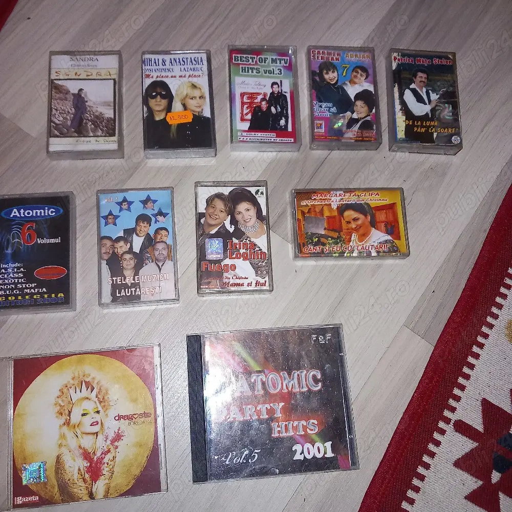 casete si cd 5 lei bucata sau toate la lot 