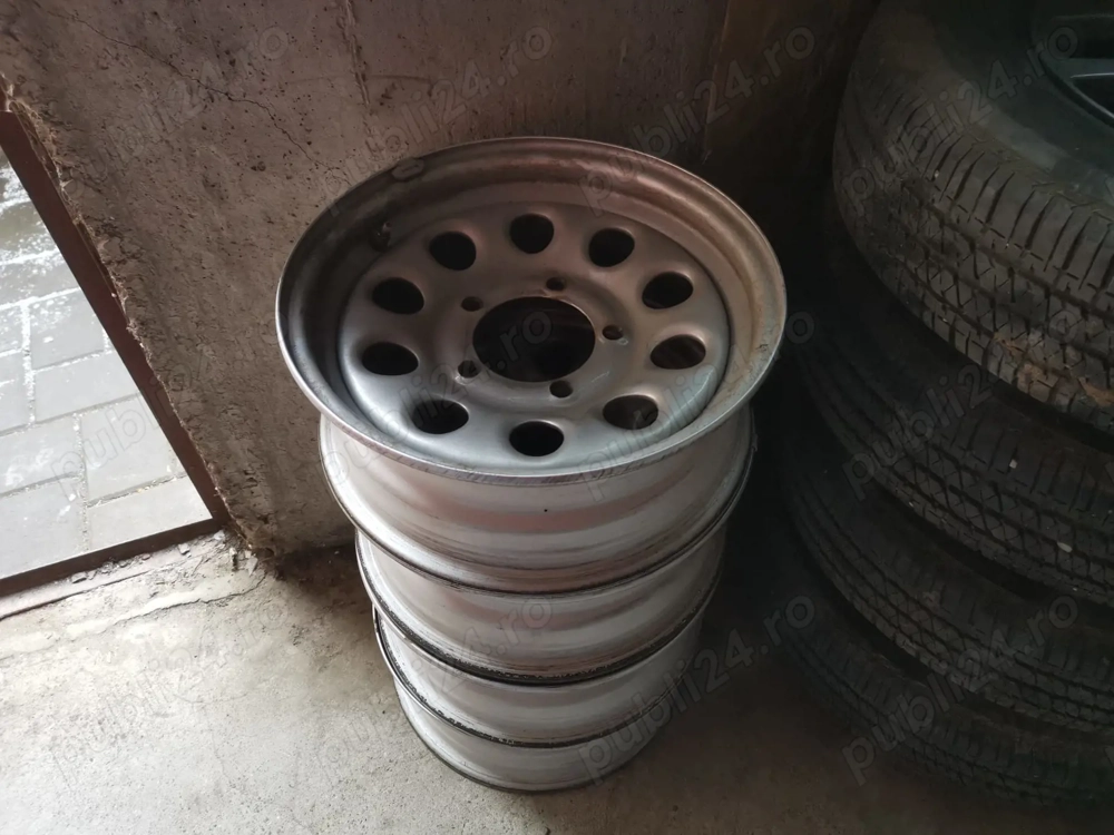 Jante otel + anvelope offroad