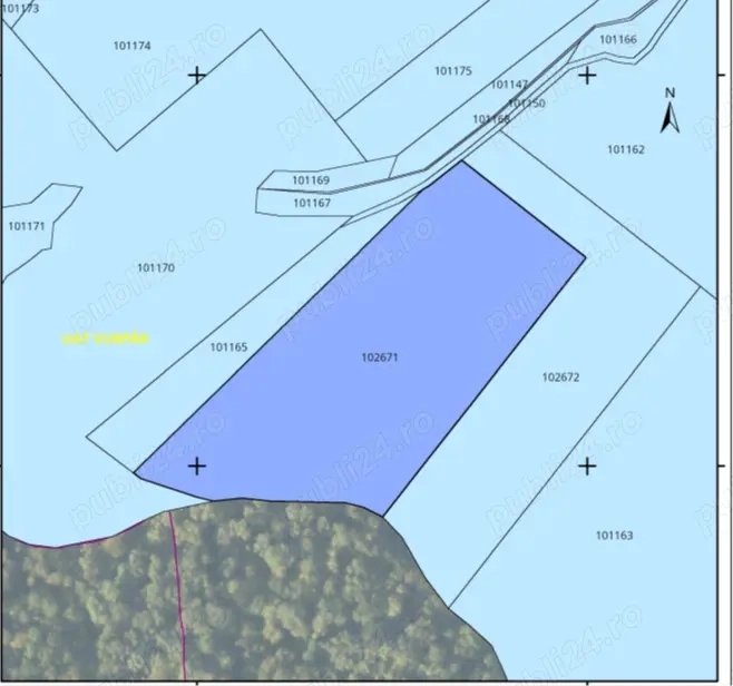 Teren extravilan agricol arabil 19501 mp de vânzare   Vurpăr, Sibiu-Pret 44000,00 euro 