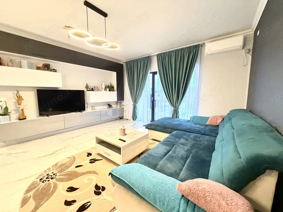 Duplex modern 3 camere, 80 mp utili, 414 mp teren - Mosnita Noua
