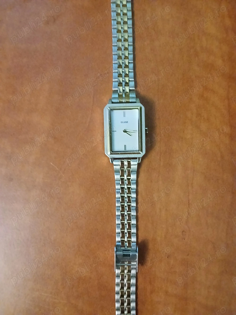 Cluse Ceas de Damă cu Argintiu Brățară Metalică