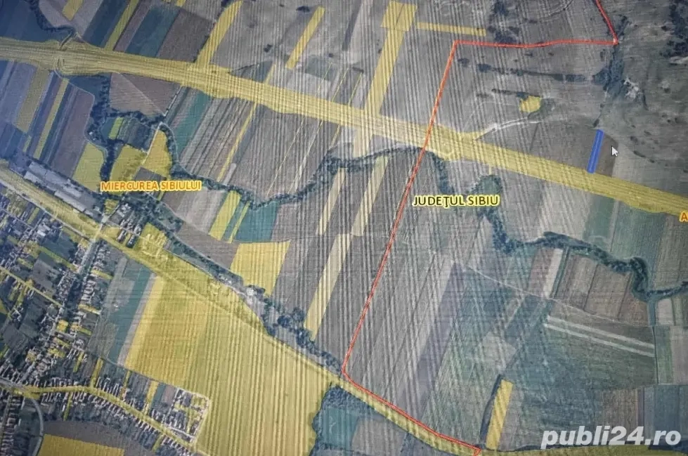 Vând teren Apoldu de Jos lângă autostradă 