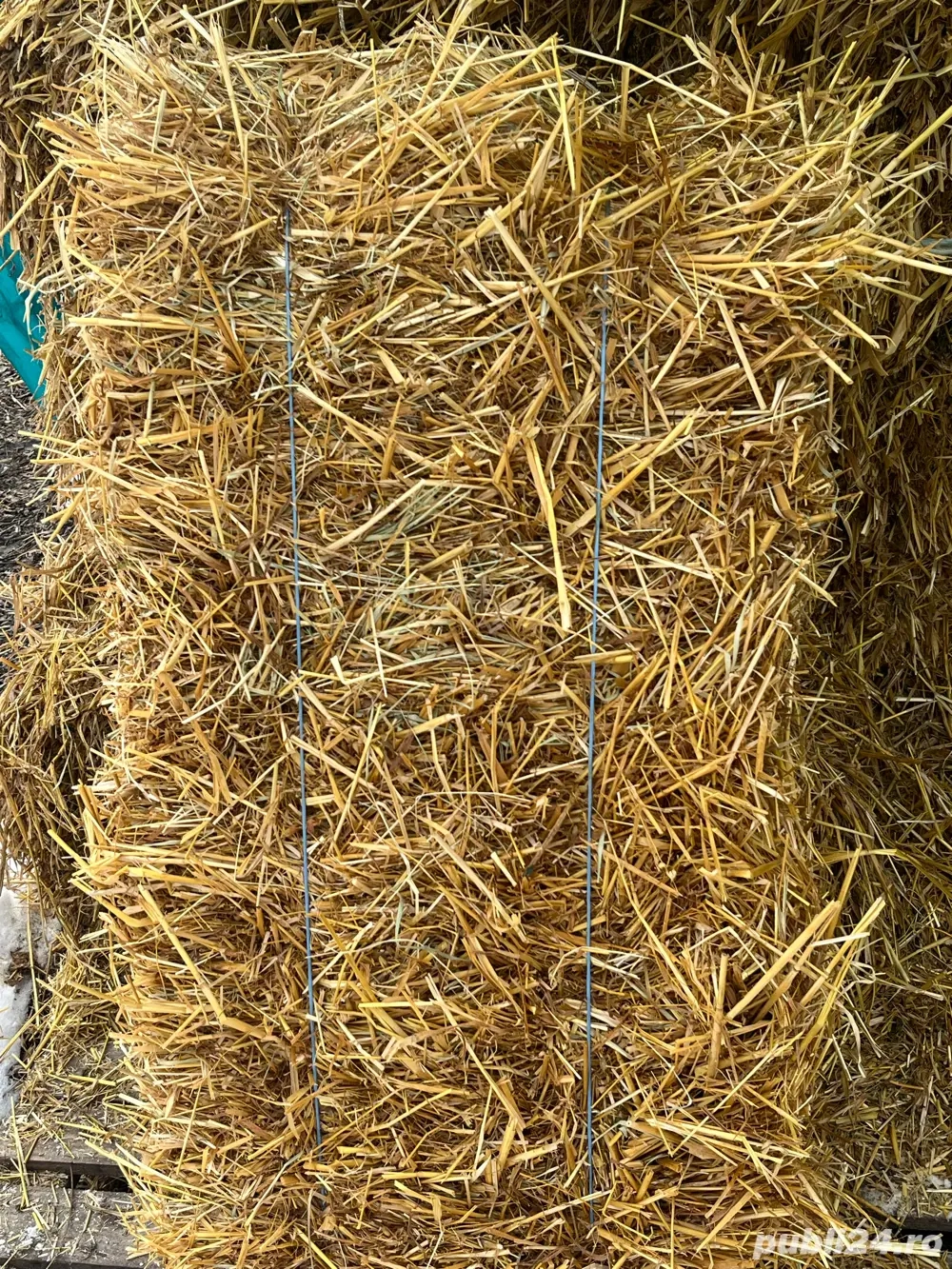 Baloți paie de ovăz și orzoaică cu iarbă 