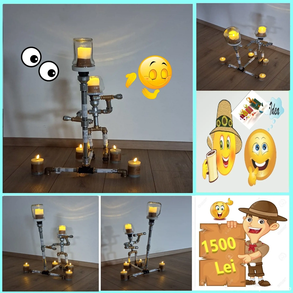 Veioza Lampadar Aplica Stil Industrial Interior Exterior Casa Curte Gradina Pentru Bar Cafenea Hotel