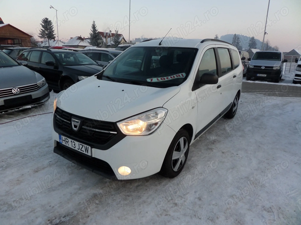 Dacia Lodgy benzina 1,6 cu 7 - Locuri, RAR - efectuat, in stare FOARTE buna de functionare!!!