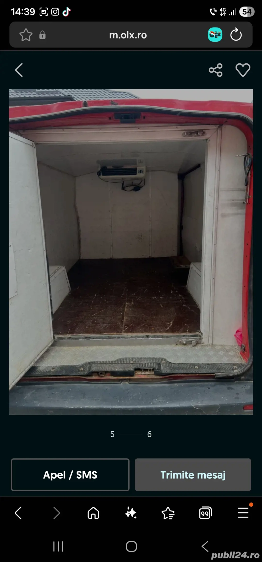 Camera Frigorifica Renault Trafic