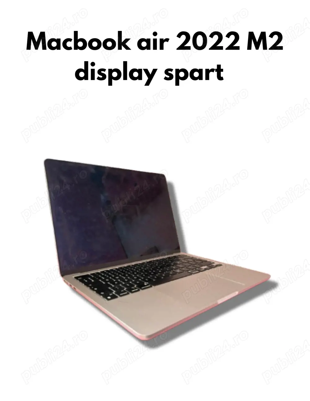 Vând laptop cu display spart   complet