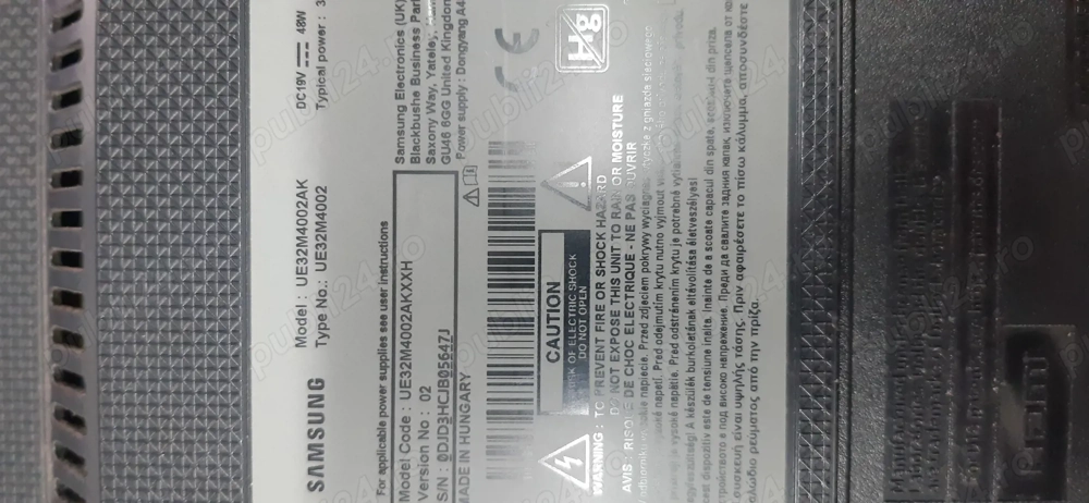 Placa de baza din tv ue32m4002  bn41-02582 