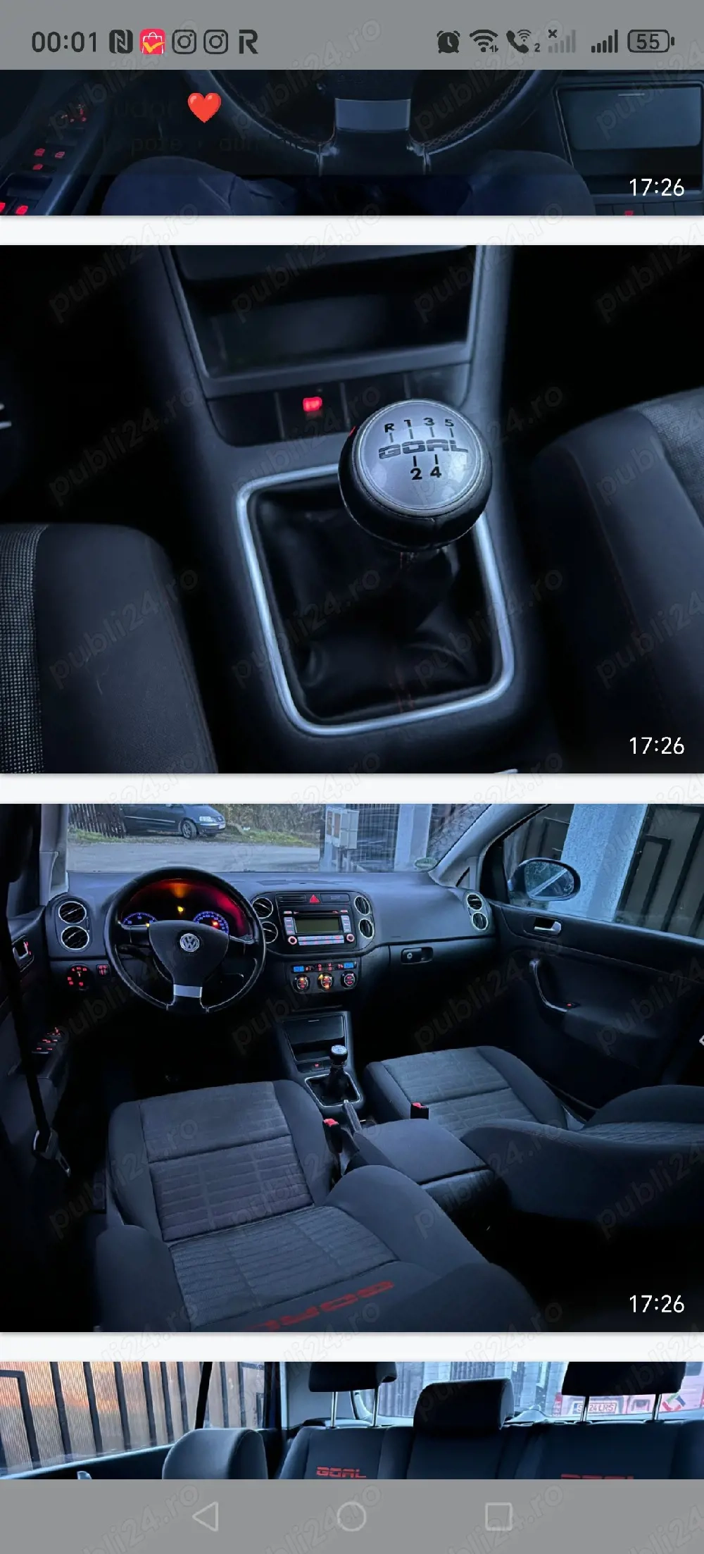 Vw golf 5 Plus 2.0 Tdi stare  perfecta 