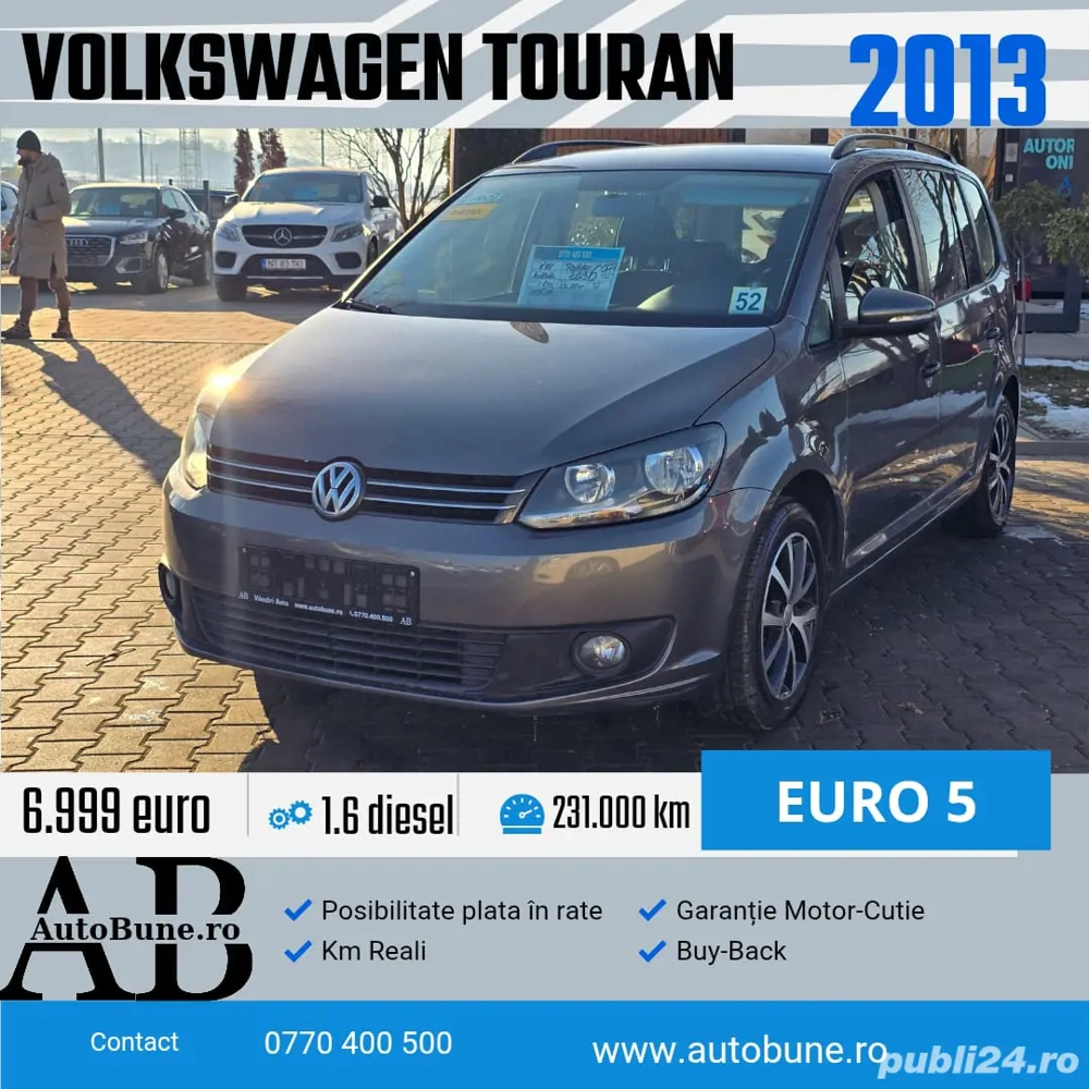 Volkswagen Touran 1.6 TDI 105 CP