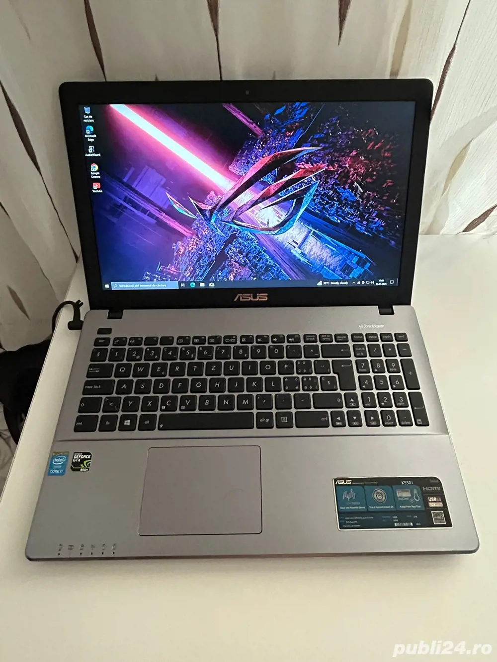 laptop asus x550jk   i7   gtx 850m   ssd