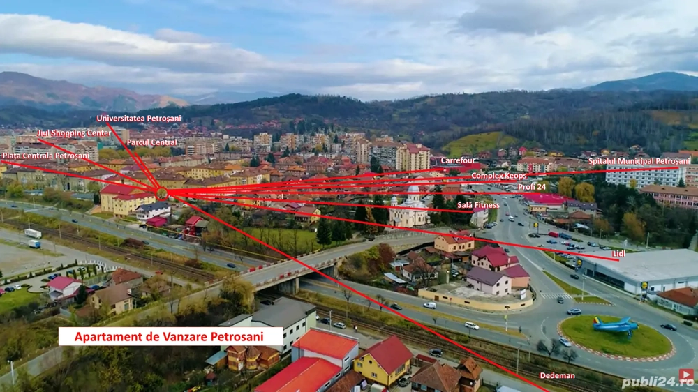 Apartament 2 camere spațios, parter înalt, construcție solidă   Petroșani