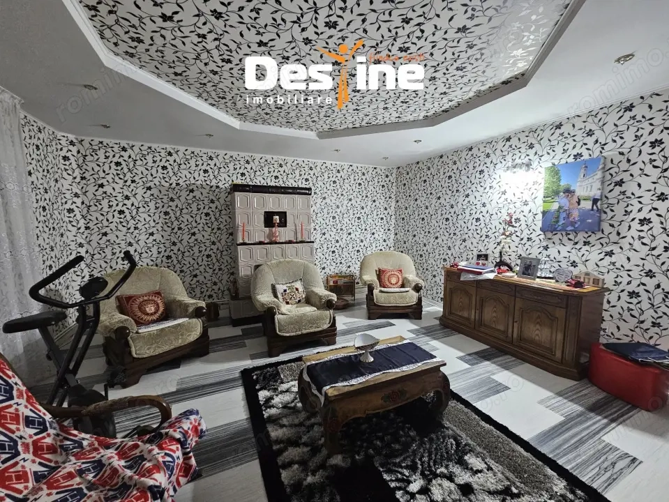 Casa cu etaj si mansarda, 7.200 mp teren, in comuna Probota 