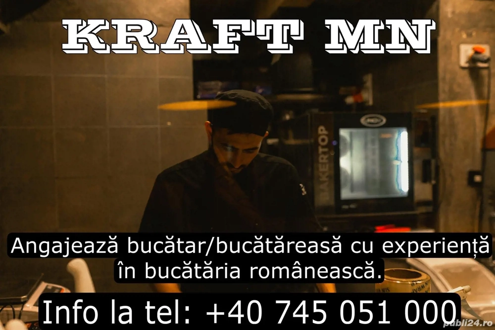 Angajam bucatar si ajutor bucatar