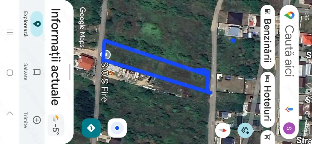 Teren intravilan Ștefăneștii de sus